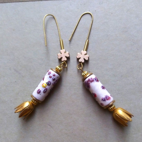 Hand Crafted Jewelry - 'Luck Would Have It' Dangles